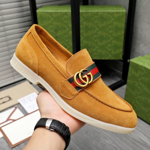 Cheap Gucci Oxfords Shoes For Men #1237348 Replica Wholesale [$115.00 USD] [ITEM#1237348] on Replica Gucci Oxfords Shoes