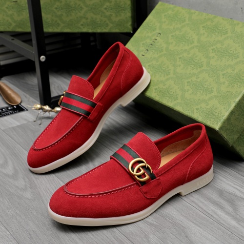 Cheap Gucci Oxfords Shoes For Men #1237351 Replica Wholesale [$115.00 USD] [ITEM#1237351] on Replica Gucci Oxfords Shoes