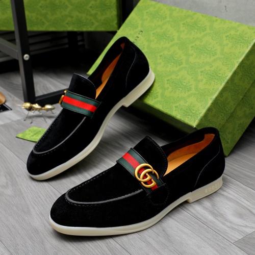 Cheap Gucci Oxfords Shoes For Men #1237352 Replica Wholesale [$115.00 USD] [ITEM#1237352] on Replica Gucci Oxfords Shoes