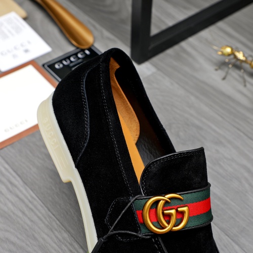 Cheap Gucci Oxfords Shoes For Men #1237352 Replica Wholesale [$115.00 USD] [ITEM#1237352] on Replica Gucci Oxfords Shoes