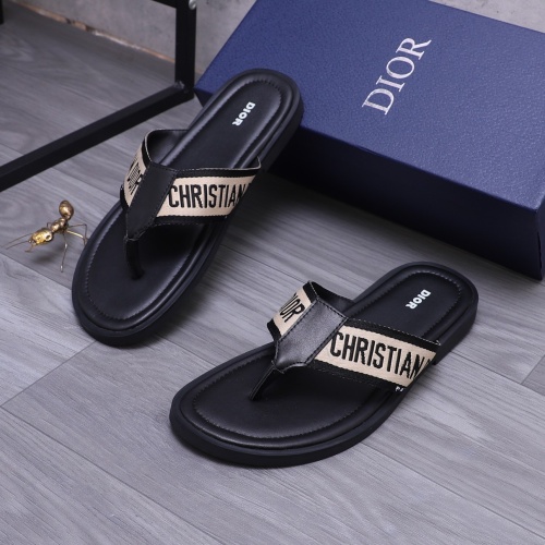 Cheap Christian Dior Slippers For Men #1237394 Replica Wholesale [$42.00 USD] [ITEM#1237394] on Replica Christian Dior Slippers