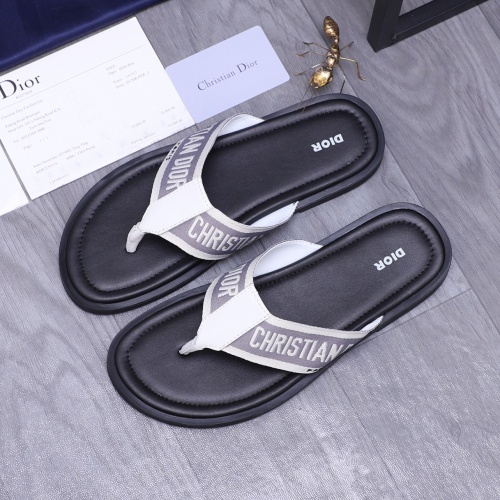 Cheap Christian Dior Slippers For Men #1237401 Replica Wholesale [$42.00 USD] [ITEM#1237401] on Replica Christian Dior Slippers