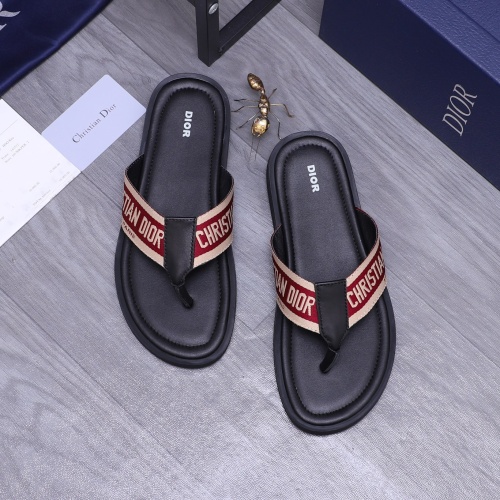 Cheap Christian Dior Slippers For Men #1237402 Replica Wholesale [$42.00 USD] [ITEM#1237402] on Replica Christian Dior Slippers