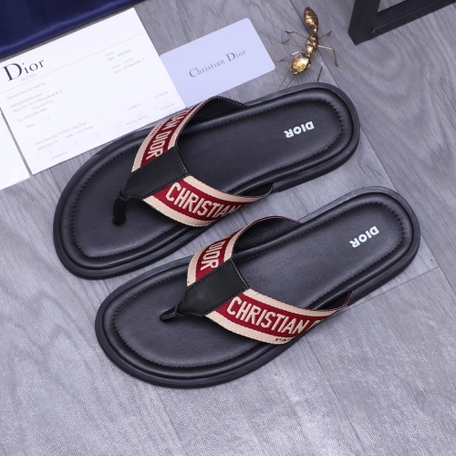 Cheap Christian Dior Slippers For Men #1237402 Replica Wholesale [$42.00 USD] [ITEM#1237402] on Replica Christian Dior Slippers