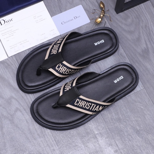 Cheap Christian Dior Slippers For Men #1237405 Replica Wholesale [$42.00 USD] [ITEM#1237405] on Replica Christian Dior Slippers