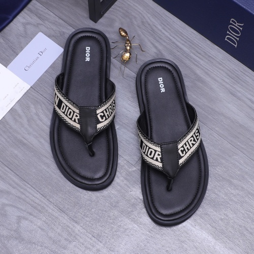 Cheap Christian Dior Slippers For Men #1237409 Replica Wholesale [$42.00 USD] [ITEM#1237409] on Replica Christian Dior Slippers