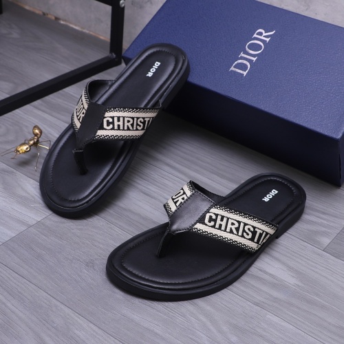 Cheap Christian Dior Slippers For Men #1237409 Replica Wholesale [$42.00 USD] [ITEM#1237409] on Replica Christian Dior Slippers