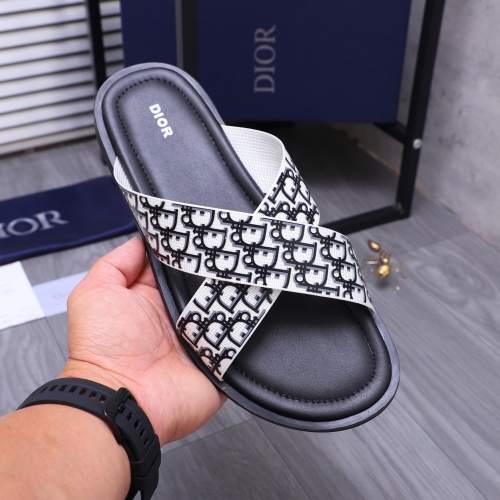 Cheap Christian Dior Slippers For Men #1237410 Replica Wholesale [$42.00 USD] [ITEM#1237410] on Replica Christian Dior Slippers