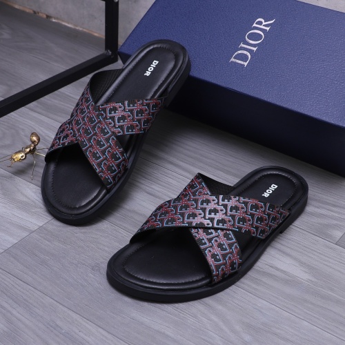 Cheap Christian Dior Slippers For Men #1237412 Replica Wholesale [$42.00 USD] [ITEM#1237412] on Replica Christian Dior Slippers