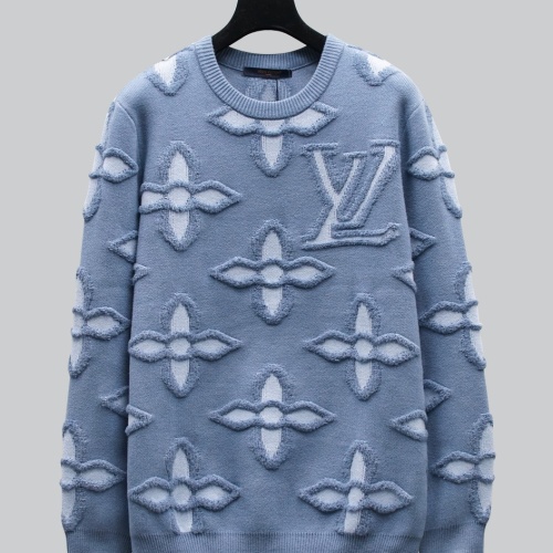 Cheap Louis Vuitton LV Sweaters Long Sleeved For Unisex #1237443 Replica Wholesale [$80.00 USD] [ITEM#1237443] on Replica Louis Vuitton LV Sweaters