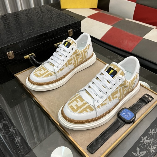 Cheap Fendi Casual Shoes For Men #1237467 Replica Wholesale [$76.00 USD] [ITEM#1237467] on Replica Fendi Casual Shoes