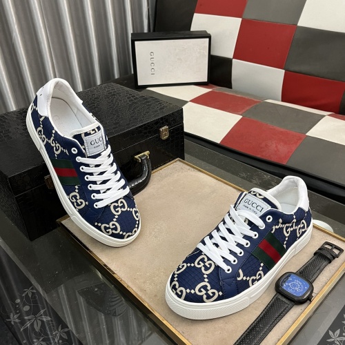 Cheap Gucci Casual Shoes For Men #1237482 Replica Wholesale [$72.00 USD] [ITEM#1237482] on Replica Gucci Casual Shoes