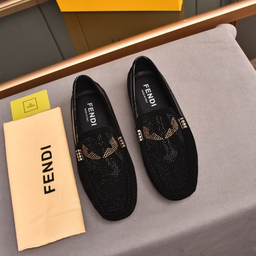 Cheap Fendi Leather Shoes For Men #1237488 Replica Wholesale [$76.00 USD] [ITEM#1237488] on Replica Fendi Leather Shoes