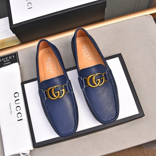 Cheap Gucci Oxfords Shoes For Men #1237489 Replica Wholesale [$76.00 USD] [ITEM#1237489] on Replica Gucci Oxfords Shoes