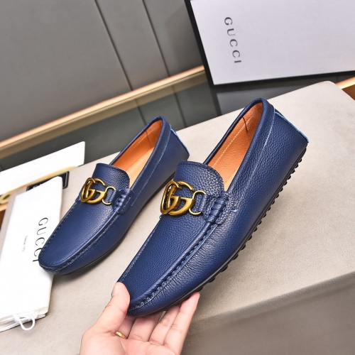 Cheap Gucci Oxfords Shoes For Men #1237489 Replica Wholesale [$76.00 USD] [ITEM#1237489] on Replica Gucci Oxfords Shoes