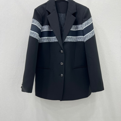 Cheap Christian Dior Jackets Long Sleeved For Women #1237506 Replica Wholesale [$135.00 USD] [ITEM#1237506] on Replica Christian Dior Jackets