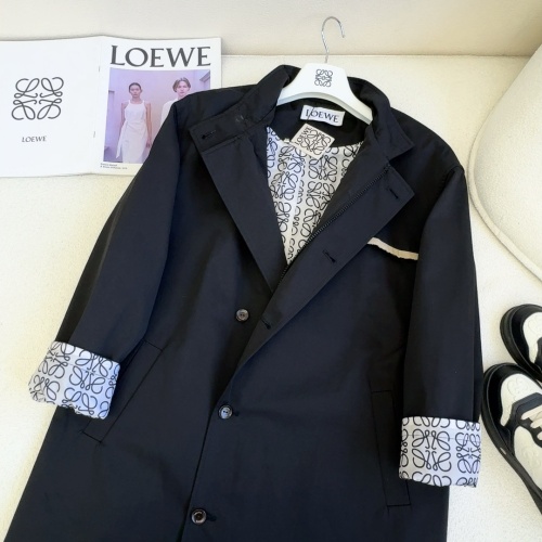 Cheap LOEWE Coat Long Sleeved For Women #1237527 Replica Wholesale [$122.00 USD] [ITEM#1237527] on Replica LOEWE Jackets