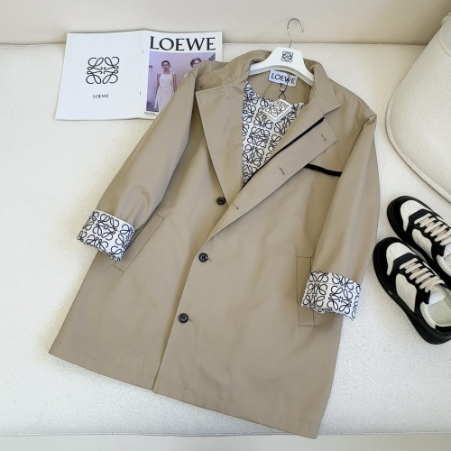 Cheap LOEWE Coat Long Sleeved For Women #1237528 Replica Wholesale [$122.00 USD] [ITEM#1237528] on Replica LOEWE Jackets