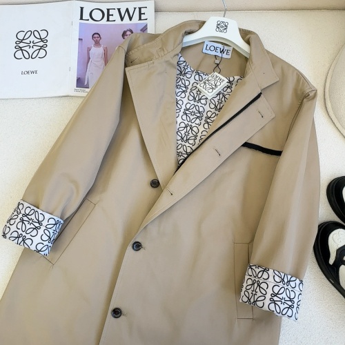 Cheap LOEWE Coat Long Sleeved For Women #1237528 Replica Wholesale [$122.00 USD] [ITEM#1237528] on Replica LOEWE Jackets