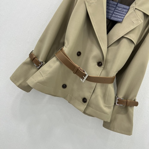 Cheap Prada Coat Long Sleeved For Women #1237537 Replica Wholesale [$100.00 USD] [ITEM#1237537] on Replica Prada Coat