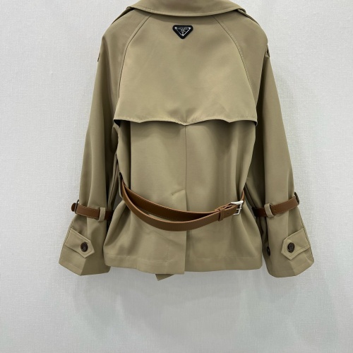 Cheap Prada Coat Long Sleeved For Women #1237537 Replica Wholesale [$100.00 USD] [ITEM#1237537] on Replica Prada Coat