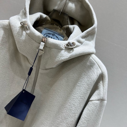 Cheap Prada Hoodies Long Sleeved For Women #1237538 Replica Wholesale [$96.00 USD] [ITEM#1237538] on Replica Prada Hoodies