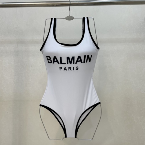 Cheap Balmain Bathing Suits Sleeveless For Women #1237588 Replica Wholesale [$41.00 USD] [ITEM#1237588] on Replica Balmain Bathing Suits