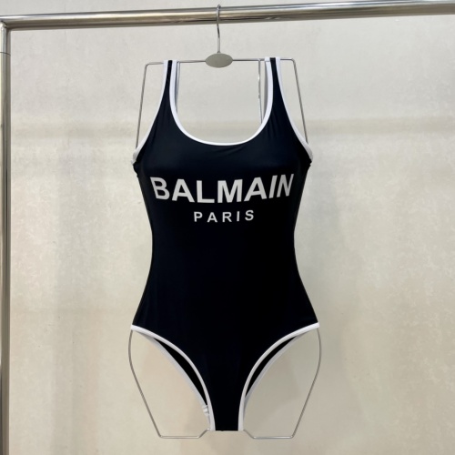 Cheap Balmain Bathing Suits Sleeveless For Women #1237589 Replica Wholesale [$41.00 USD] [ITEM#1237589] on Replica Balmain Bathing Suits