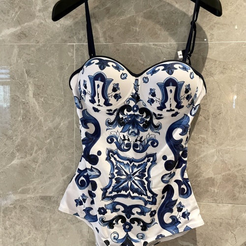 Cheap Dolce &amp; Gabbana Bathing Suits Sleeveless For Women #1237592 Replica Wholesale [$41.00 USD] [ITEM#1237592] on Replica Dolce &amp; Gabbana Bathing Suits