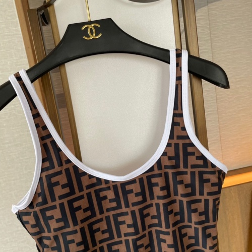 Cheap Fendi Bathing Suits Sleeveless For Women #1237599 Replica Wholesale [$41.00 USD] [ITEM#1237599] on Replica Fendi Bathing Suits