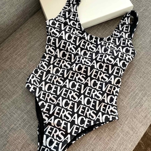 Cheap Versace Bathing Suits Sleeveless For Women #1237617 Replica Wholesale [$41.00 USD] [ITEM#1237617] on Replica Versace Bathing Suits