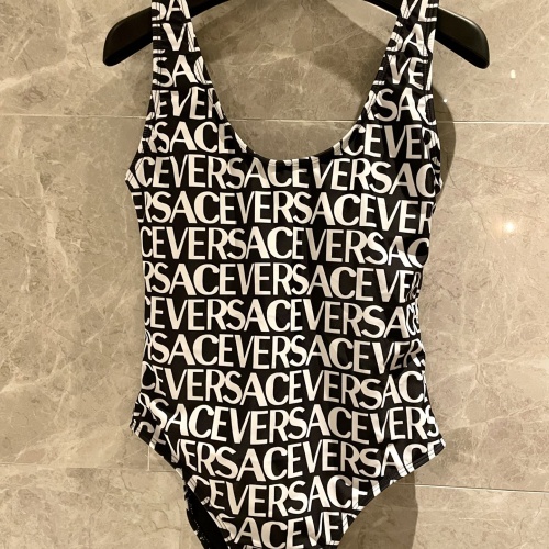 Cheap Versace Bathing Suits Sleeveless For Women #1237617 Replica Wholesale [$41.00 USD] [ITEM#1237617] on Replica Versace Bathing Suits