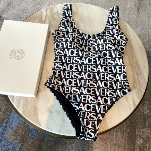 Cheap Versace Bathing Suits Sleeveless For Women #1237617 Replica Wholesale [$41.00 USD] [ITEM#1237617] on Replica Versace Bathing Suits