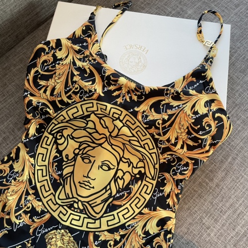 Cheap Versace Bathing Suits Sleeveless For Women #1237618 Replica Wholesale [$41.00 USD] [ITEM#1237618] on Replica Versace Bathing Suits