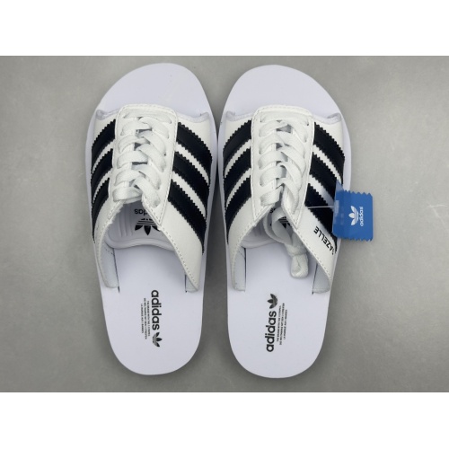 Cheap Adidas Slippers For Women #1237633 Replica Wholesale [$56.00 USD] [ITEM#1237633] on Replica Adidas Slippers