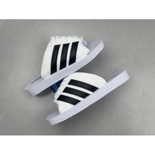 Cheap Adidas Slippers For Women #1237633 Replica Wholesale [$56.00 USD] [ITEM#1237633] on Replica Adidas Slippers