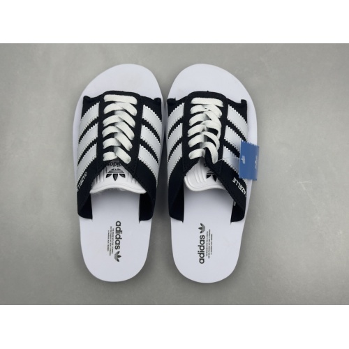 Cheap Adidas Slippers For Women #1237635 Replica Wholesale [$56.00 USD] [ITEM#1237635] on Replica Adidas Slippers