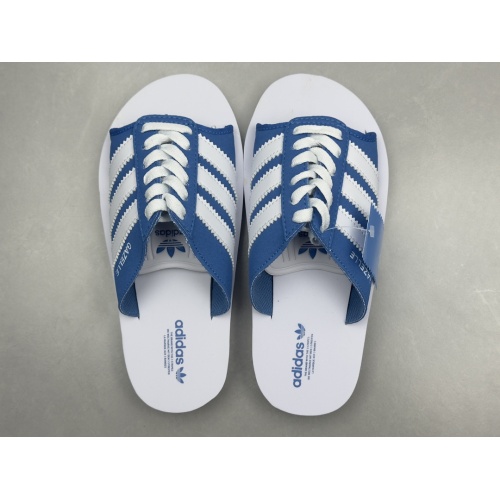 Cheap Adidas Slippers For Women #1237637 Replica Wholesale [$56.00 USD] [ITEM#1237637] on Replica Adidas Slippers