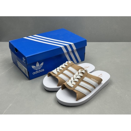 Cheap Adidas Slippers For Women #1237641 Replica Wholesale [$56.00 USD] [ITEM#1237641] on Replica Adidas Slippers