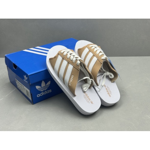 Cheap Adidas Slippers For Women #1237641 Replica Wholesale [$56.00 USD] [ITEM#1237641] on Replica Adidas Slippers