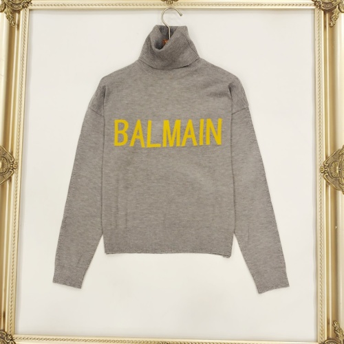 Cheap Balmain Sweaters Long Sleeved For Women #1237658 Replica Wholesale [$56.00 USD] [ITEM#1237658] on Replica Balmain Sweaters