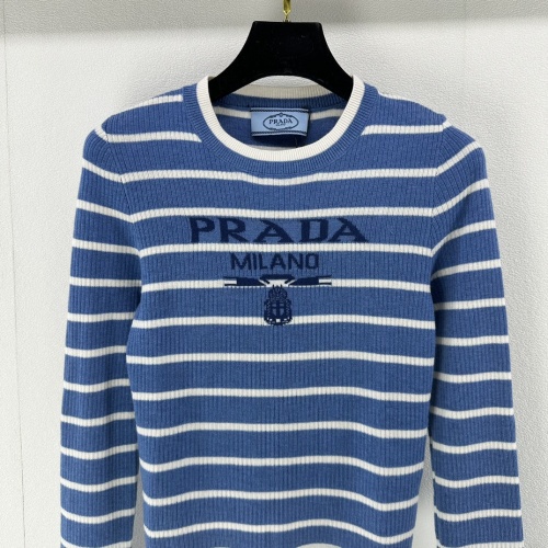 Cheap Prada Sweater Long Sleeved For Women #1237720 Replica Wholesale [$88.00 USD] [ITEM#1237720] on Replica Prada Sweater