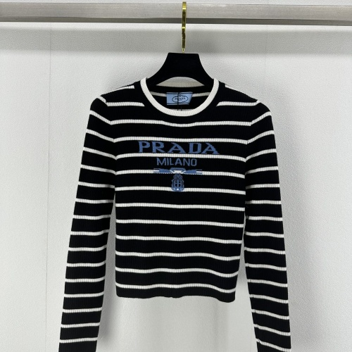 Cheap Prada Sweater Long Sleeved For Women #1237723 Replica Wholesale [$88.00 USD] [ITEM#1237723] on Replica Prada Sweater