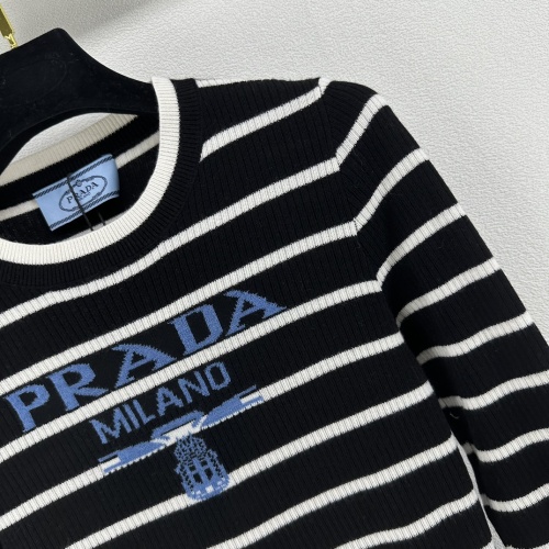 Cheap Prada Sweater Long Sleeved For Women #1237723 Replica Wholesale [$88.00 USD] [ITEM#1237723] on Replica Prada Sweater