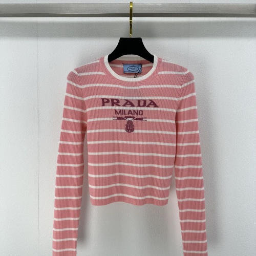 Cheap Prada Sweater Long Sleeved For Women #1237724 Replica Wholesale [$88.00 USD] [ITEM#1237724] on Replica Prada Sweater