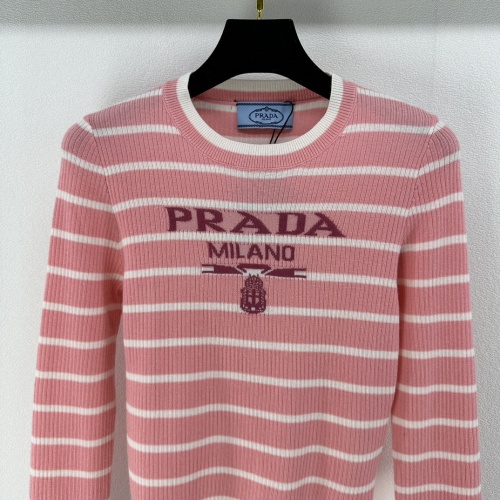 Cheap Prada Sweater Long Sleeved For Women #1237724 Replica Wholesale [$88.00 USD] [ITEM#1237724] on Replica Prada Sweater