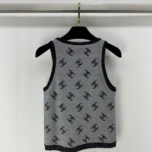 Cheap Chanel T-Shirts Sleeveless For Women #1237733 Replica Wholesale [$88.00 USD] [ITEM#1237733] on Replica Chanel T-Shirts