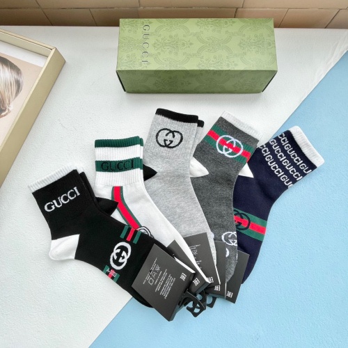 Cheap Gucci Socks #1237753 Replica Wholesale [$29.00 USD] [ITEM#1237753] on Replica Gucci Socks