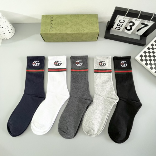 Cheap Gucci Socks #1237837 Replica Wholesale [$29.00 USD] [ITEM#1237837] on Replica Gucci Socks