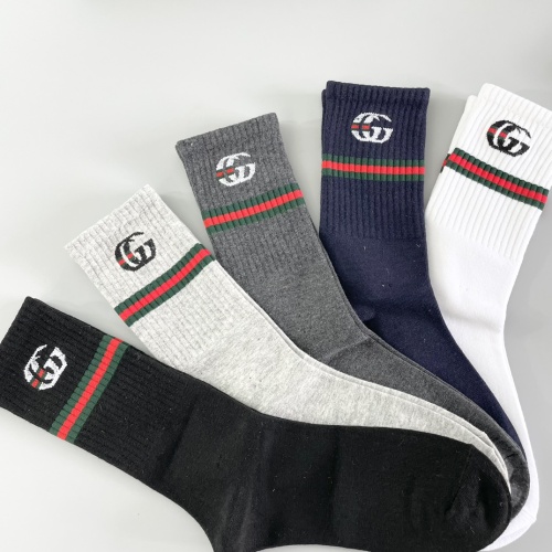 Cheap Gucci Socks #1237837 Replica Wholesale [$29.00 USD] [ITEM#1237837] on Replica Gucci Socks